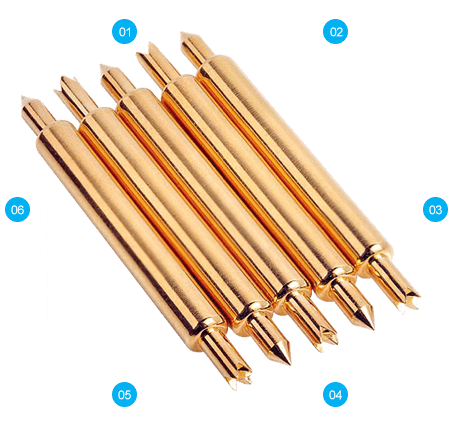 華榮華雙頭探針、高頻測(cè)試彈簧探針、pogopin探針、層層嚴(yán)格質(zhì)檢，保證產(chǎn)品零缺陷