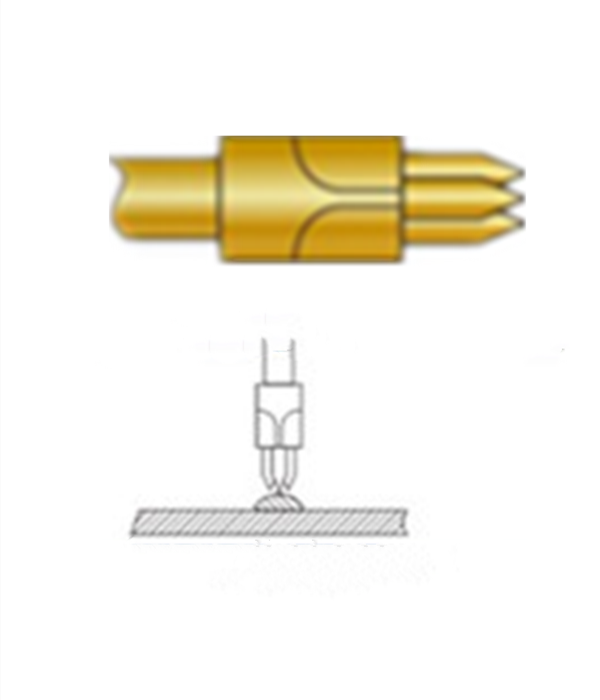 三尖頭探針、探針用法圖、探針原理圖、測(cè)試探針圖片