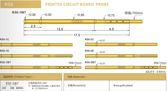 R50測(cè)試探針套管選型、R50探針套管規(guī)格型號(hào)、探針套管廠家