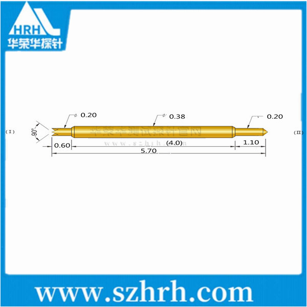 038-UB-5.7L，華榮華測(cè)試探針廠家